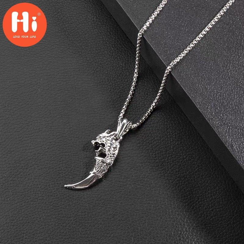 Hi Ring Necklace Ins Hip-hop Dance Male and Female Pendant Necklace