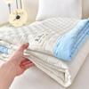 New Waffle Fiber Quilt, Summer Bare Sleeping Color Blocked Thin Quilt, Cool Air Conditioning Summer Quilt, Machine Washable