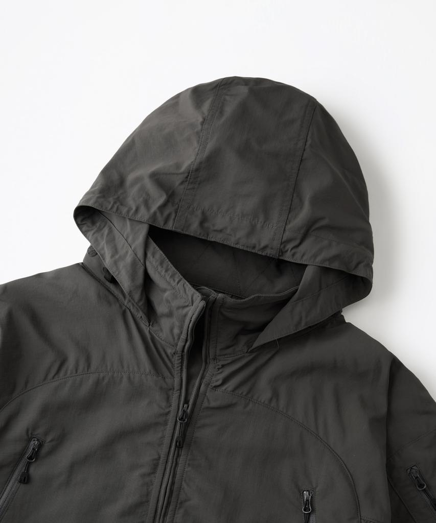 Outstanding Nylon Ripstop Pcu Jacket_Charcoal
