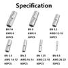 300Pcs NonInsulated Butt Connectors Butt Terminals Electrical Wire Connectors Tinned Copper Crimp Splices Cable Ferrules