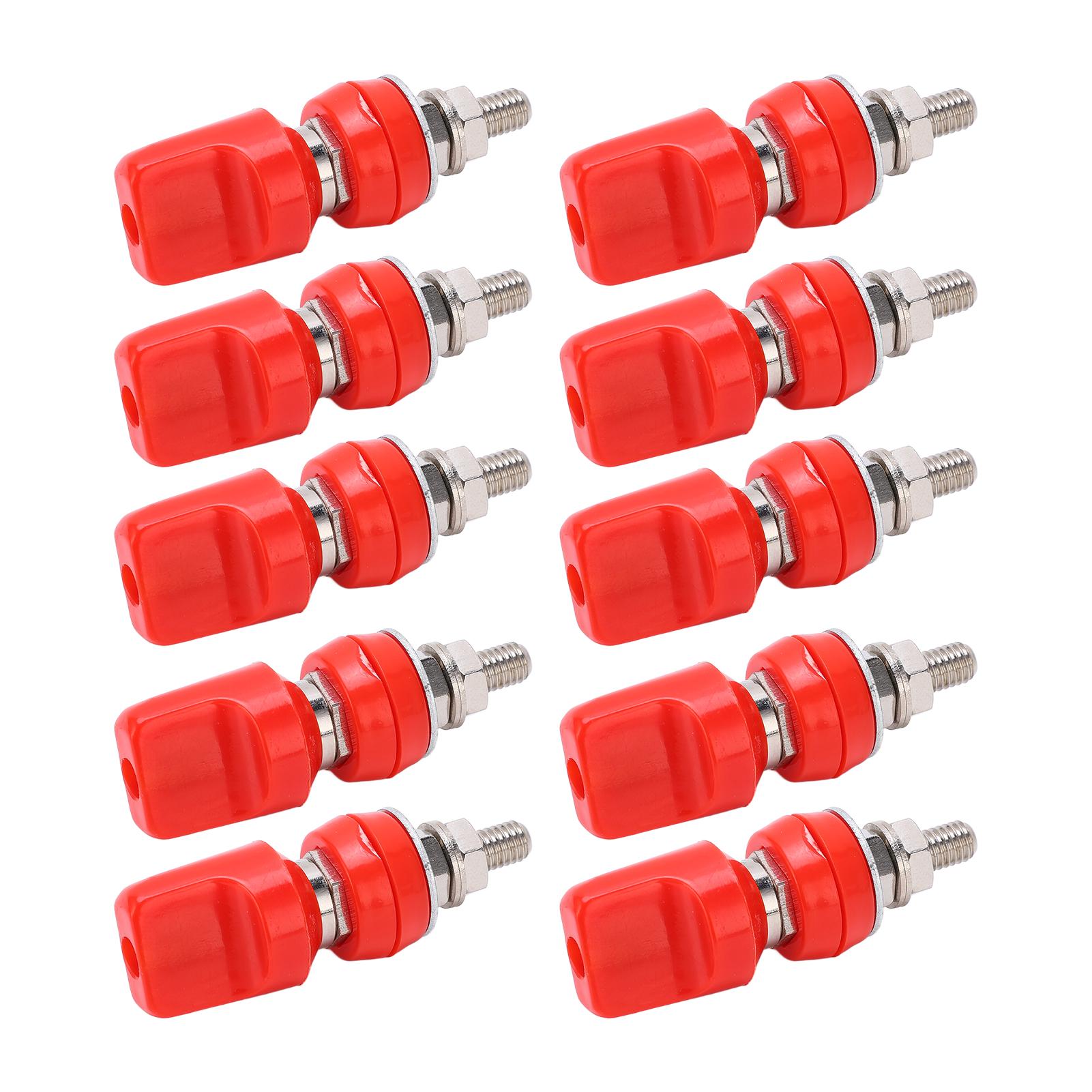 

J.50019 (1) Струмовий термінал M6 60A Нікельована латунь Клеми-баранчики З єднувач з 4 мм