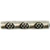 Metal Bead Tube Ø 3 Mm Silvery (pack of 10)