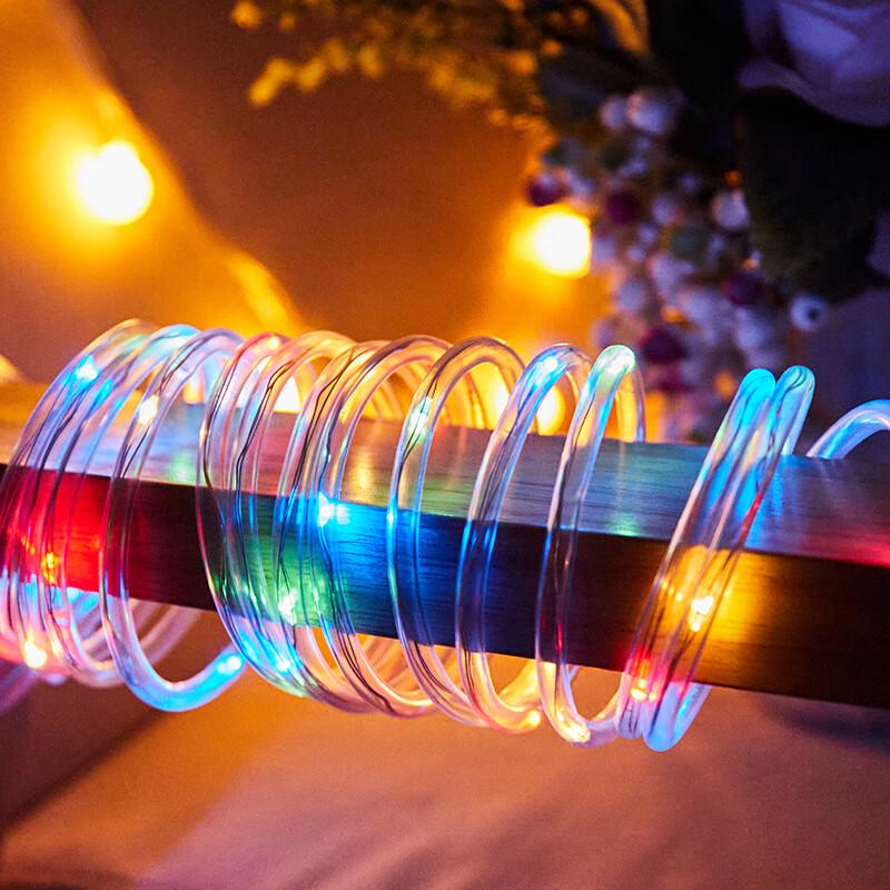 Solar-LED-Lichterketten für den Außenbereich