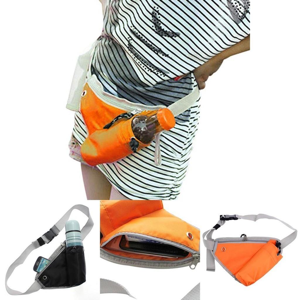 Stylish Cycling Belt Waist Bum Bag With Water Bottle Holder For Outdoor Adventures