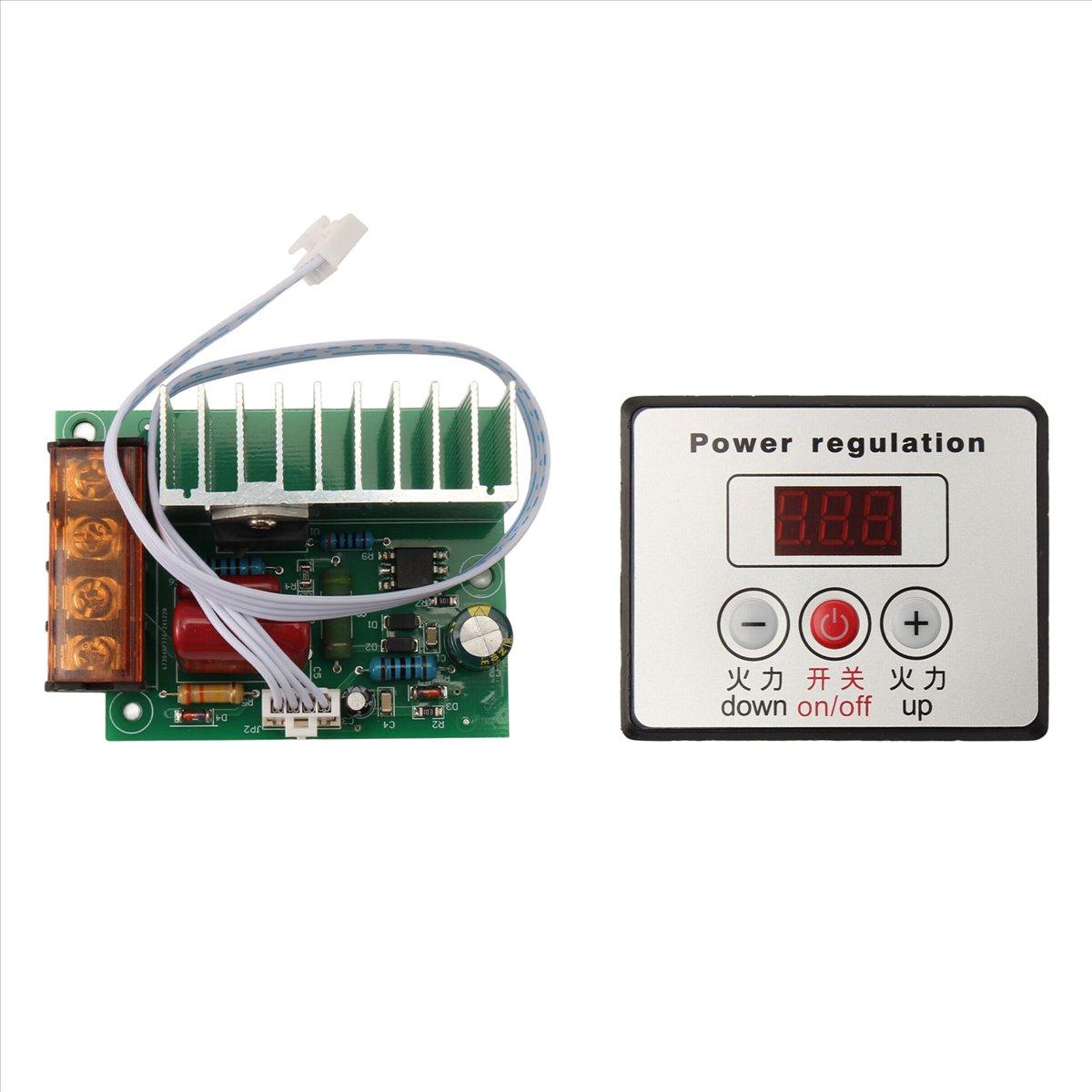 A78U 4000W AC SCR Voltage Regulator Dimmer Electric Motor Speed Temperature Controller for Water Heater Motors with Switch