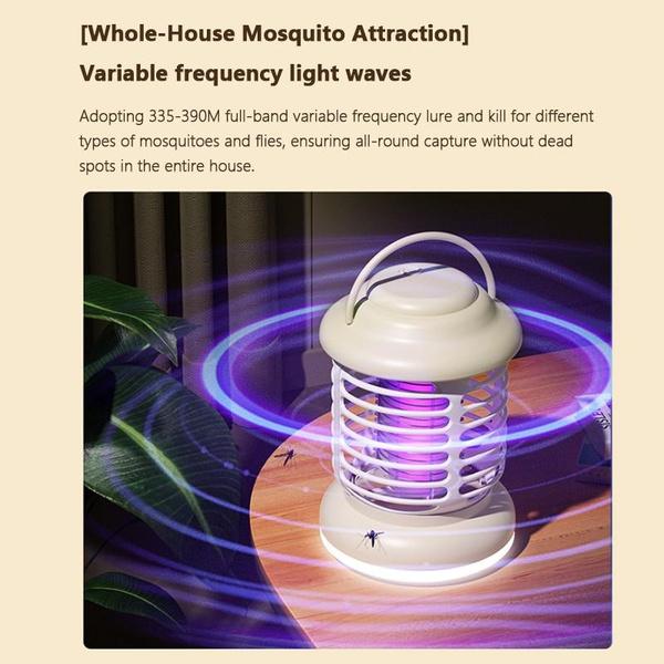 1 ADET Sivrisinek Öldürücü Lamba Masaüstü/Duvara Monte Elektronik Böcek Öldürücü Böcek Öldürücü Elektrik Şoku Sinek Tuzağı Işığı
