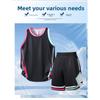 Men's Outdoor Basketball Training Sports Loose and Comfortable Set Summer Fashion Trend Sports Vest Five Point Shorts Set