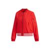 adidas WV 3S Full-Zip Casual Sports Woven Bomber Jacket Women’s Energy Red