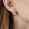 Niche Design Oval Irregular Rhombus Diamond-Set Minimalist Stud Earrings Simple Temperament Versatile Earrings