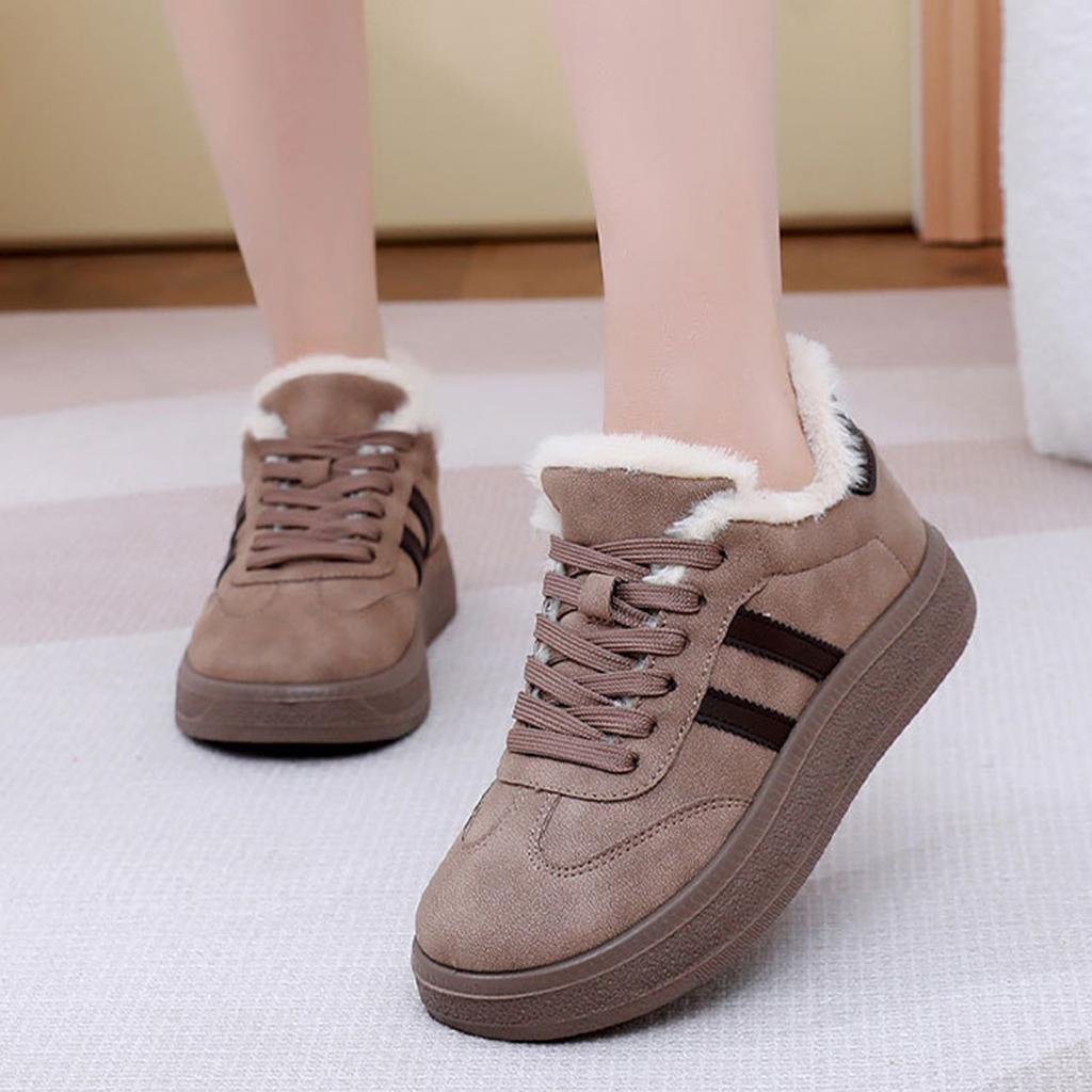 Women's -Lined Thick - Warm Winter Casual Versatile Shoes for Everyday Wear