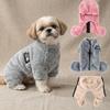 Huisdierkleding, Huisdierjas, Warm Fleece Jumpsuit voor Kleine Honden, Geschikt voor de Winter