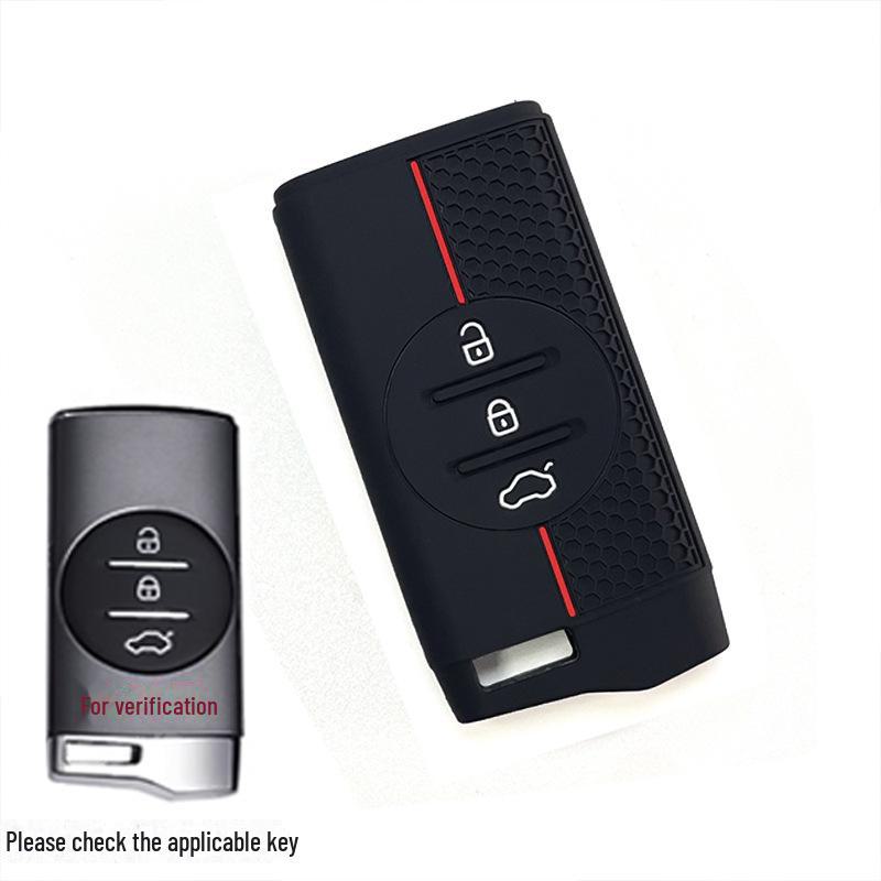 

Силиконовый чехол для ключа Chery Tiggo 8 Plus, Arrizo 7, Exploration 06, Ou Mengda 5, Fengyun A8 с узором в виде сот Single Key Cover