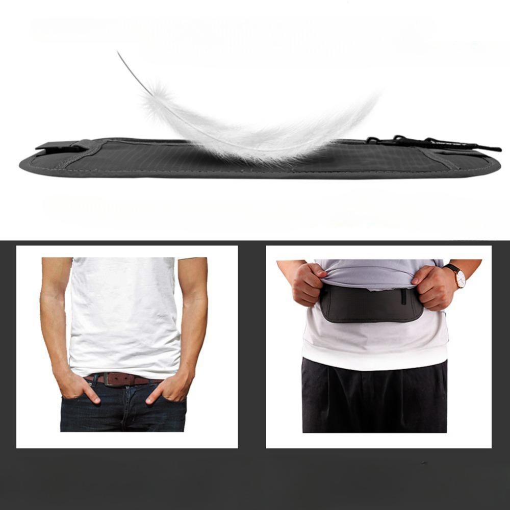 Invisible Travel Waist Packs Waist Pouch for Passport Money Belt Bag Hidden Security Wallet Casual Bag For Men Women