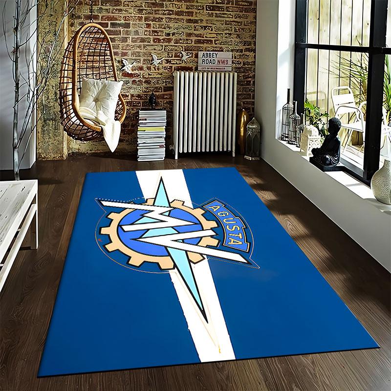 MV Agusta Logo Carpet Design Suitable As a Non-slip Mat for the Living Room or Bedroom Sofa