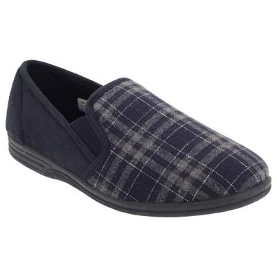 Herren-Slipper mit Harley-Karo-Filzzwickel