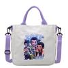 Move Demon Hunters Canvas Bag Fashion Printed Handbag Cute Cartoon Anime Commuting Portable Book Storage Bags Pocket Gifts KPOP Kid Friendly 2