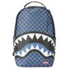 Checkerboard Zipper Backpack Unisex Backpack Light-Blue W1115704-44
