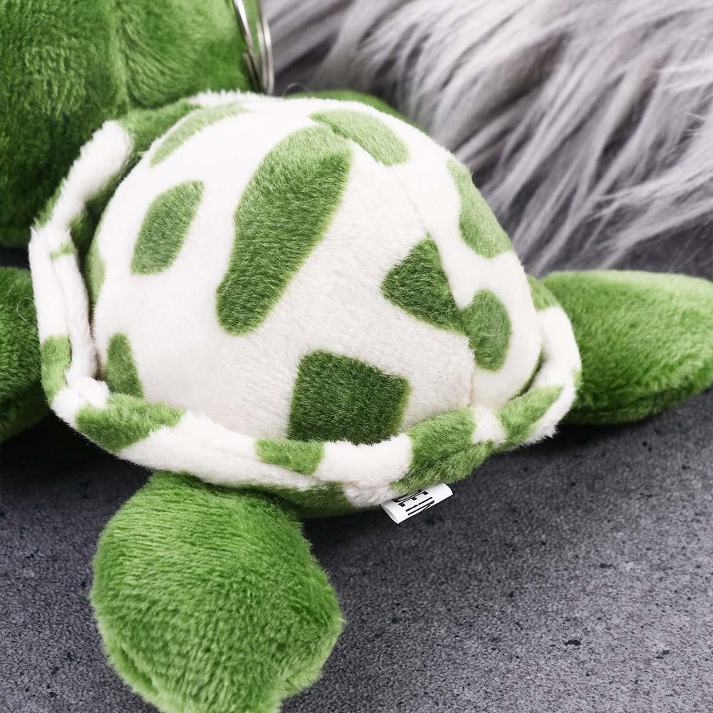 Car Keychain Mini 7cm/10cm Turtle Doll Keychain Plush Key Ring Auto Animal Keychain Turtle Pendant