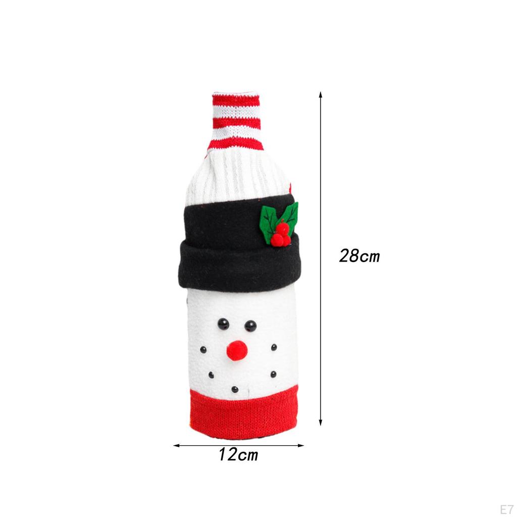 Christmas Wine Bottle Cover, Accessories Party Favors, Adorable Tableware