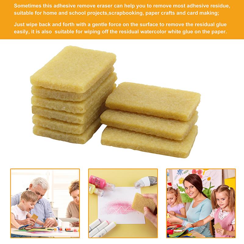 5x7cm 9Pcs Raw Rubber Block Eraser For Removing Glue Residue On Table Tennis Blades And Sponges DIY