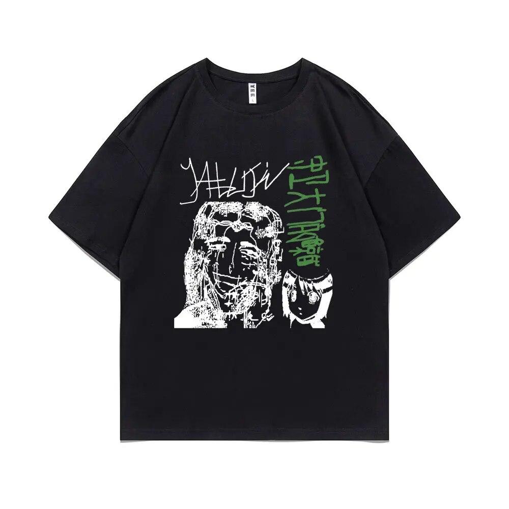 Limited Edition Yabujin T-shirt Summer Short Sleeve Unisex Women Oversized Tshirt Male Vintage Tees Unisex O-collar Cotton T Shirt