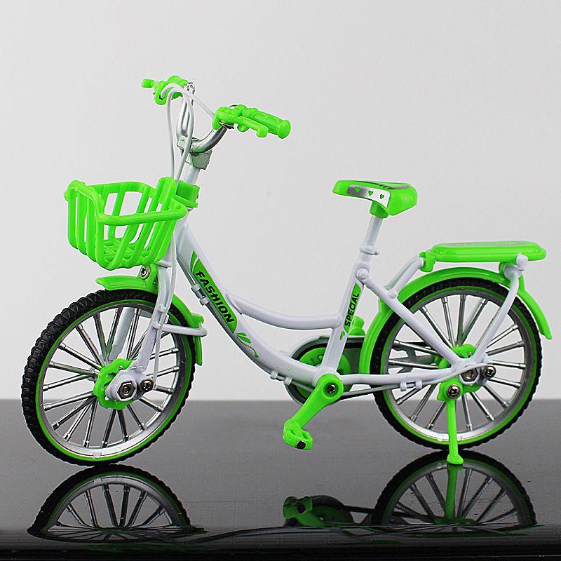 Exquisite Alloy Simulation Bicycle Model Ornaments Mini Bike Collectible Gift