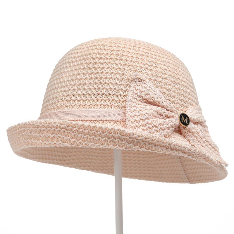 Top Hat Women'S Spring Summer Breathable Versatile Sun Hat Sun Protection Elegant Mother Hat Outdoor Travel Cool Hat