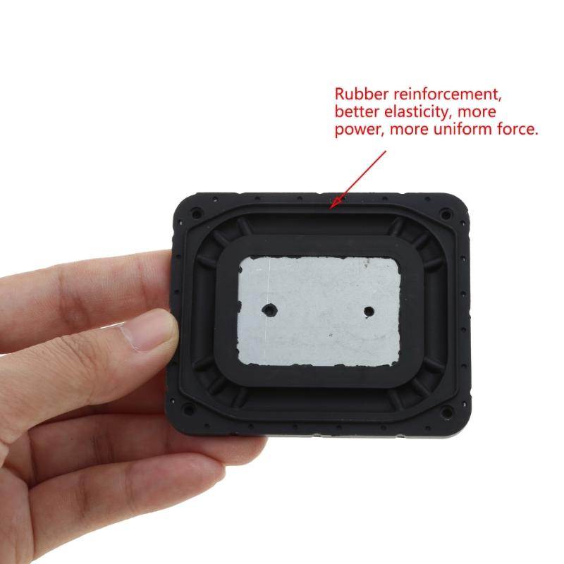 2Pieces Rubber Vibration Plate Subwoofer DIY Repairing Exquisite Workmanship Smaller Active Speaker Passive Radiator