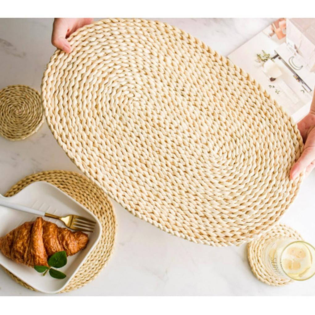 Kitchen plating rattan table mat table mat