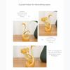 6Pcs Zinc Zinc Zinc Alloy Luxury Dessert Utensils with Swan Shaped Base Dessert Spoon  Kitchen