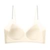 New camellia small breasts gathering underwear summer thin ultra-thin soft support bra suspender beautiful back bra