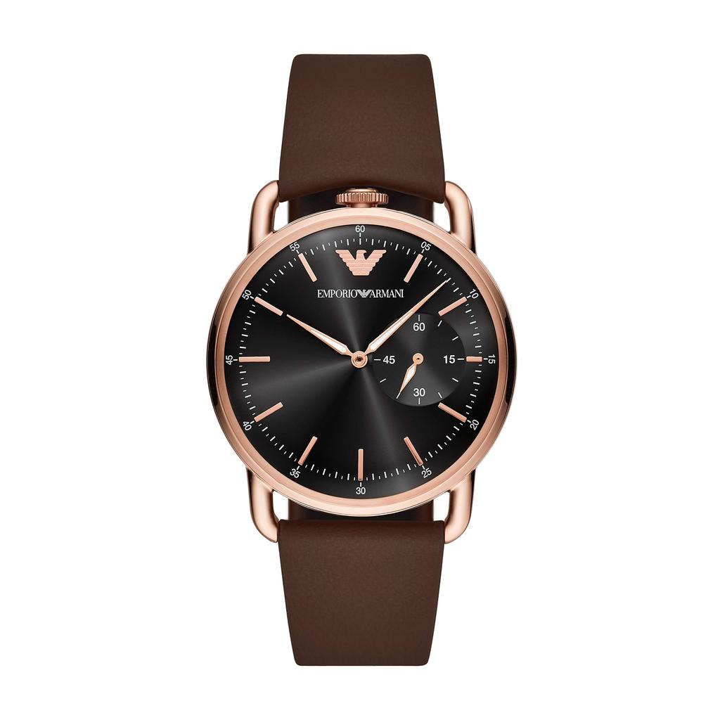 Emporio Armani AVIATOR AR11337 Oficiálně importované pánské hodinky, hnědé,