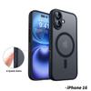 Apple iPhone 16 Pro Frosted Magnetic Phone Case with Precise Cutouts and Camera-Friendly Buttons