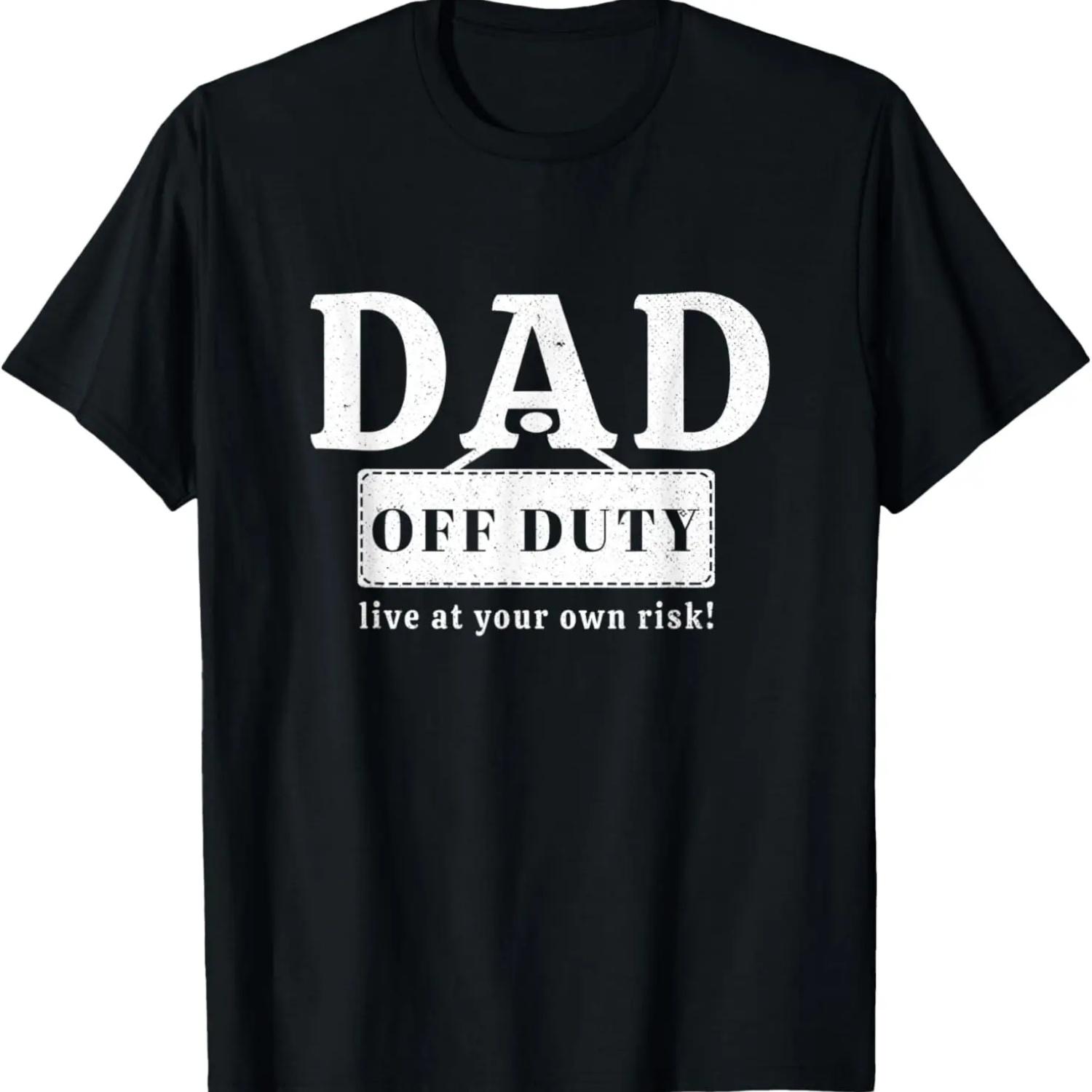 

Мужская футболка «Папа не при исполнении», смешная, саркастичная, уставшая, родительская, отцовская XXXXXL чёрный