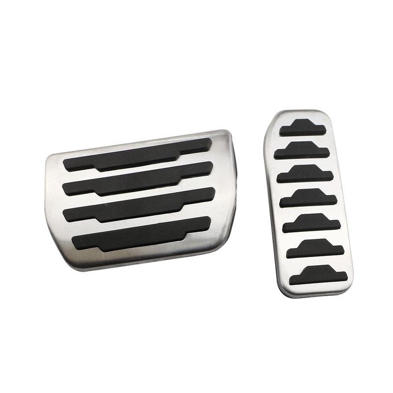 Carmilla Auto Accessories for Land Rover Discovery Sport Freelander 2 for Range Rover Evoque Car Fuel Pedal Brake Pedals Cover