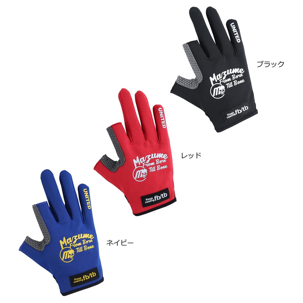Mazume Light Gloves Red L (2-piece Cut) MZGL-S716-08