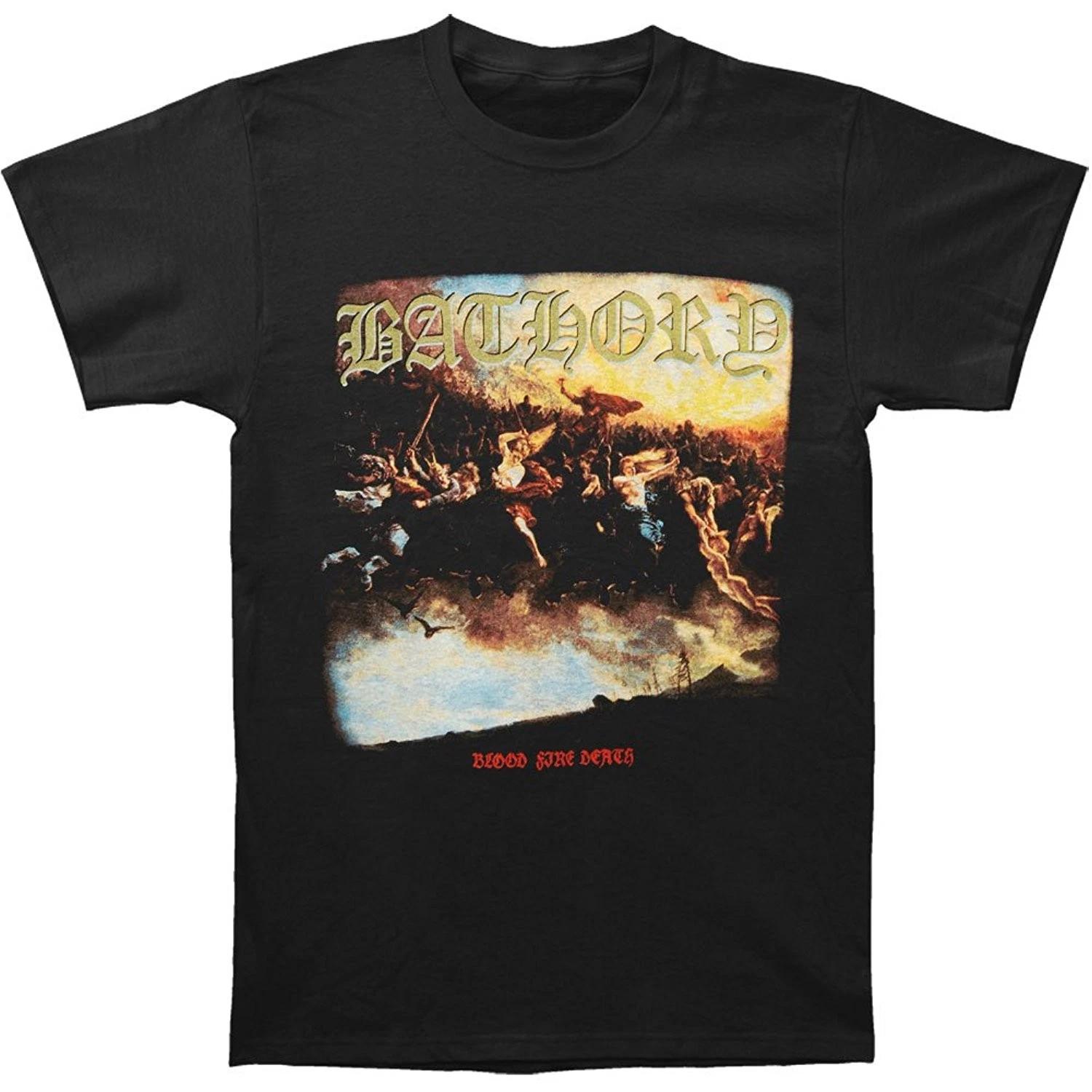 

Authentic Bathory Blood Fire Death T-Shirt S-XL NEW S