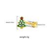 Titanium European & American Fashion Christmas Tree Bow Piercing Earrings - Ear Cartilage Studs Jewelry