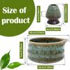 Ceramic Matcha Bowl and Whisk Set Sturdy Elegant Easy To Clean Matcha Mixing Bowl Kit Heat Resistant Japanese Tea Kit for