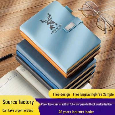 Benutzerdefinierter A5 Hirschkopf Notizblock mit dickem Verschluss