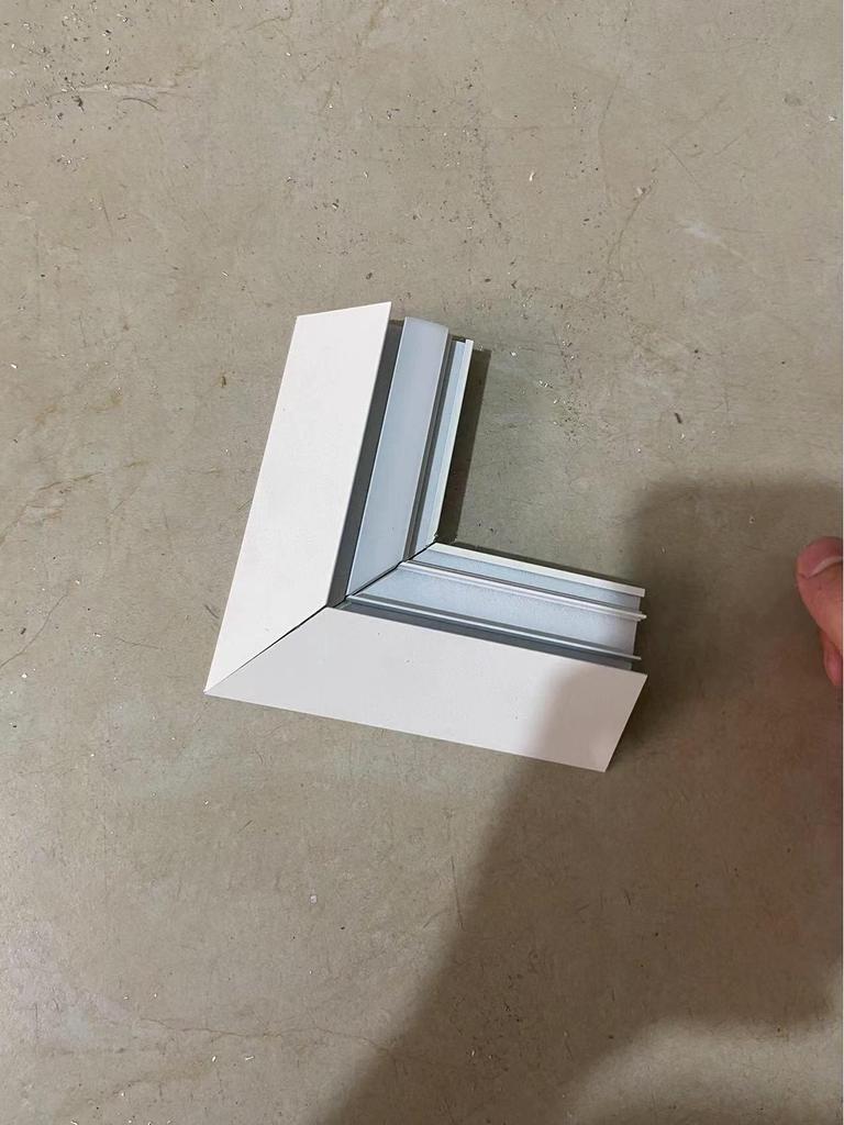 Beveled Linear Ambient Light: 45° Cove Ceiling Strip with Reflective Trough