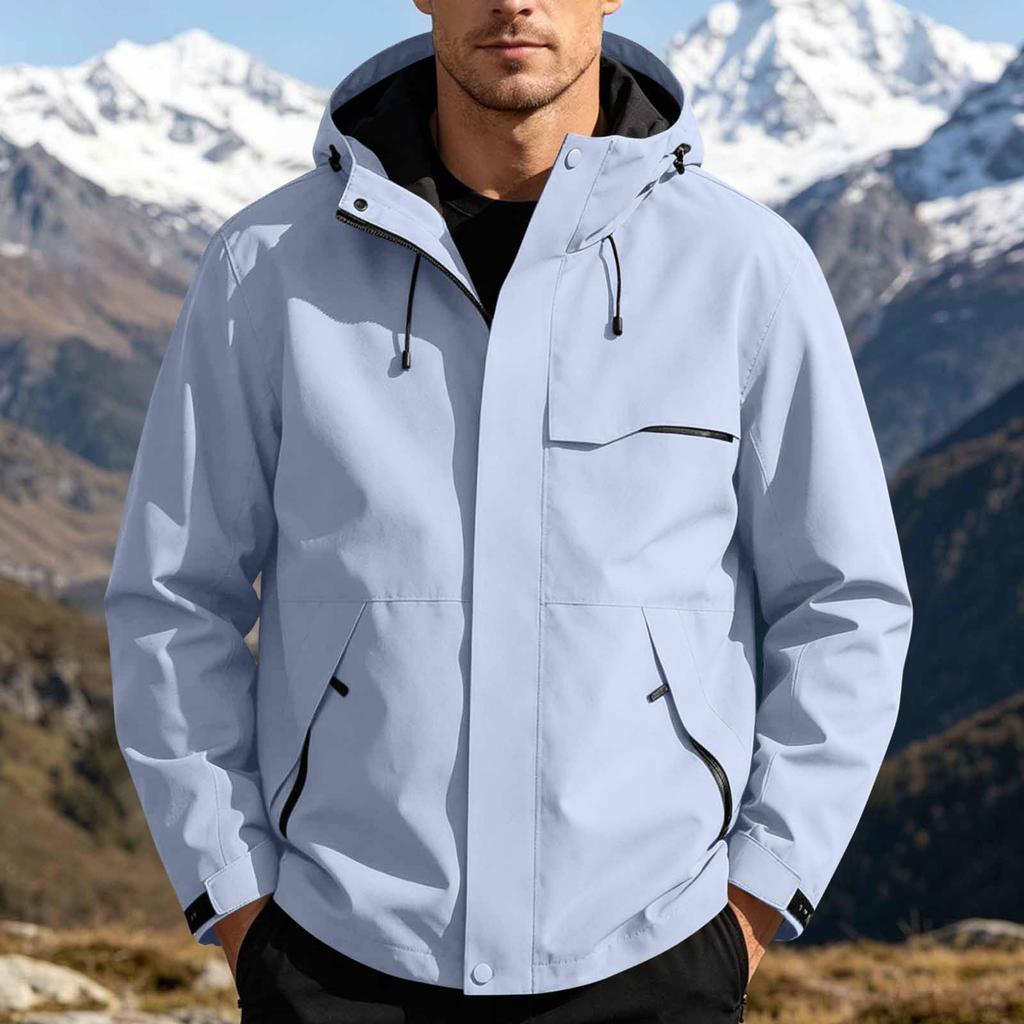 Men's Lightweight Outdoor Jacket Windproof for Spring and Fall Hiking