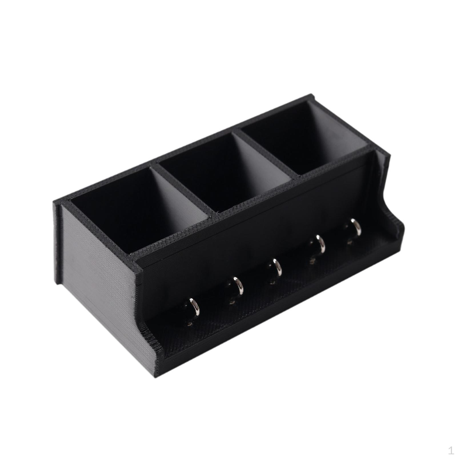 Dollhouse Wall Storage Rack 1/12 Furniture Contemporary Organizer Simulation Miniature чёрный