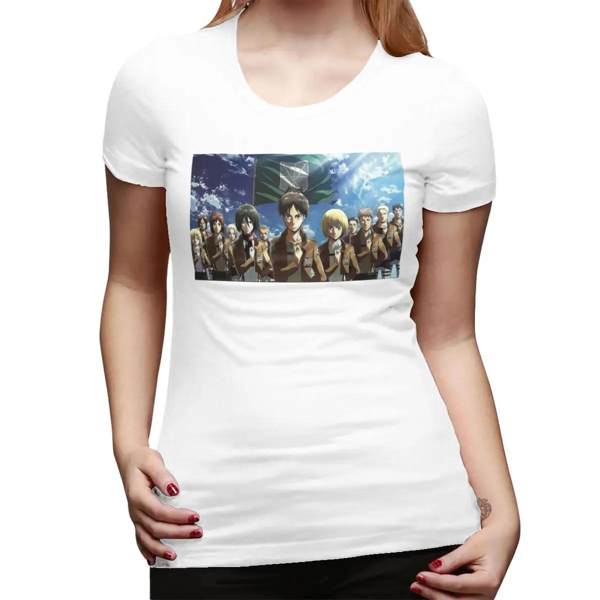 

Attack On Titan Zeke Yeager TShirt for Women Round Neck Streetwear T Shirts Womens Short Sleeve Summer Clothes Tops S