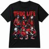 Thug Life Horror Graphic Shirt, Streetwear Parody T Shirt, Urban Style Tee 1