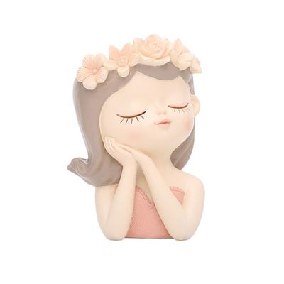 Bitkiler Çiçek Saksısı Reçine Sukulent Saksı Çiçek Vazoları Küçük Kız Bahçe Dekorasyonu Ev Ofisi Bitki Saksısı