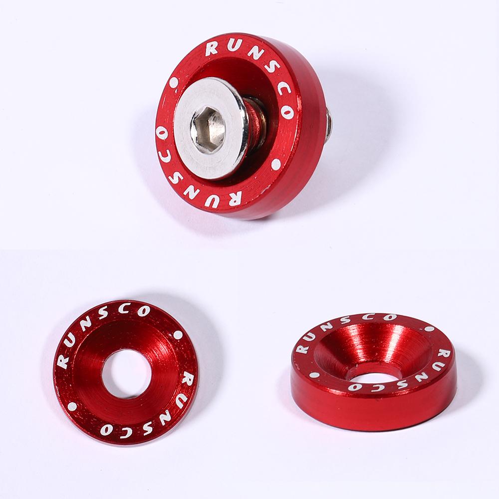 Aluminum M8 Fender Washers and Bolt Engine Washer Bolts for Honda Nissan Bmw Tuning Car Universal 6Pcs/Pack