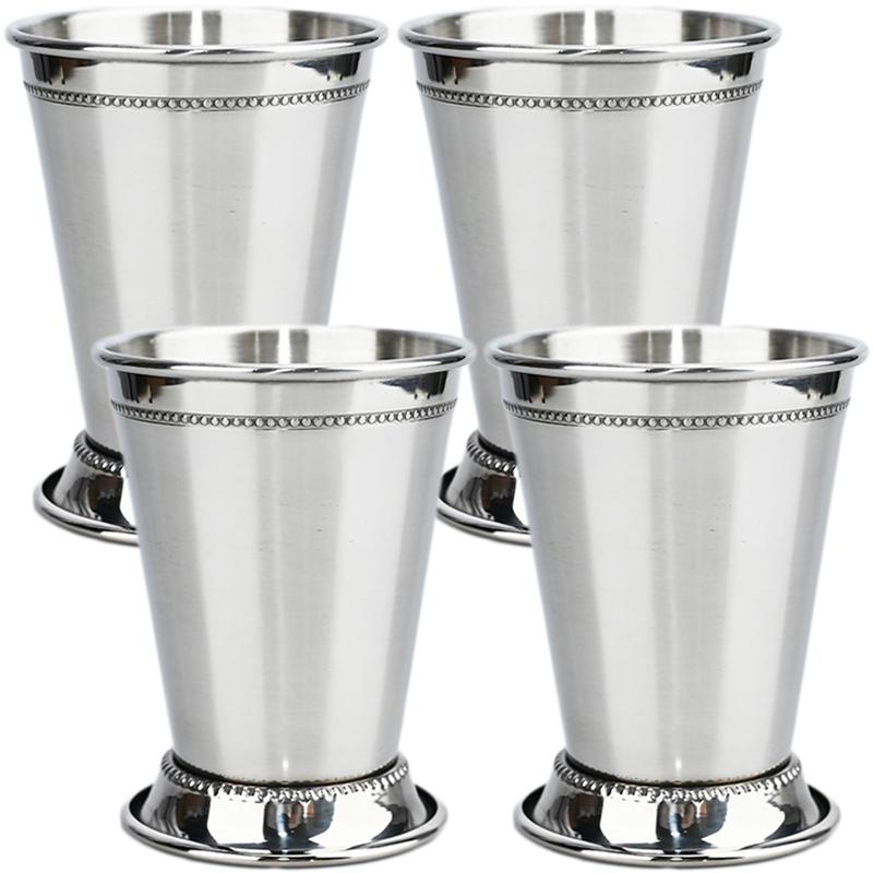 380ml Hrnček Mint Julep Nerezový Hrnček na Koktejly Hrnček na Mixované Nápoje Martini Mojito Nápoj Bar Párty Pivní Hrnčeky Julep Bar Sklenice na Víno pro každodenní použití