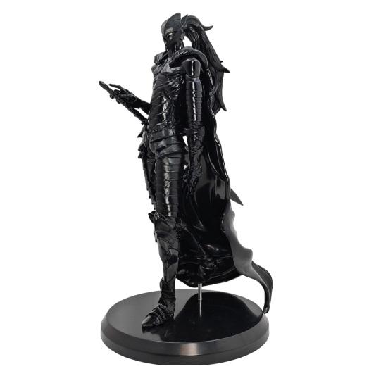 Cartoon Knight Figure Round with Longsword Red Base PVC Dark Knight Model чёрный