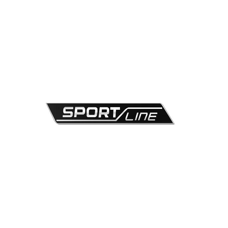 JBIW9 Metal Sport Line Grille Sticker Car Rear Trunk Body Emblem Badge for Skoda Yeti Octavia Superb Fabia Kamiq Karoq Kodiaq Rapid